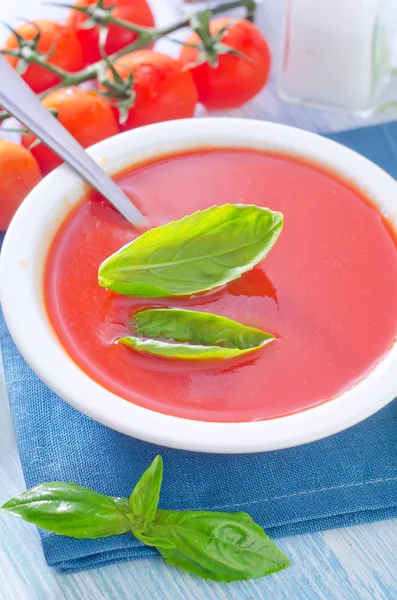 Sopa de tomate —  Fotos de Stock