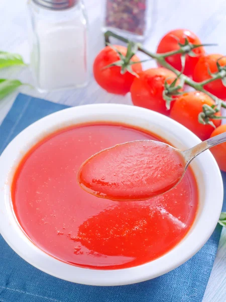 Tomatensuppe — Stockfoto