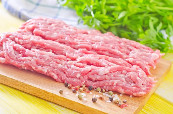 Minced meat with spice — Stock Photo, Image