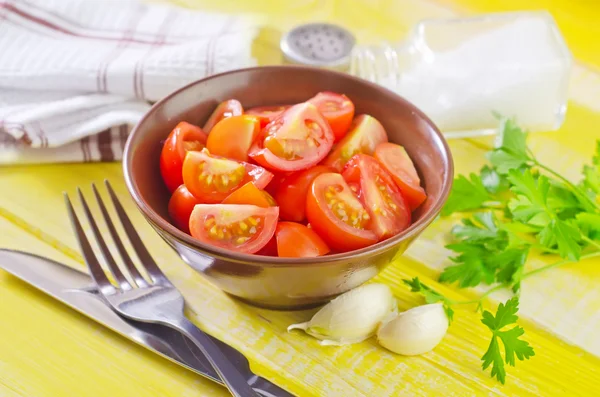 Salad from tomato — Stock Photo, Image