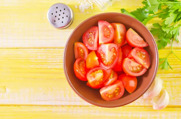 Salad from tomato — Stock Photo, Image