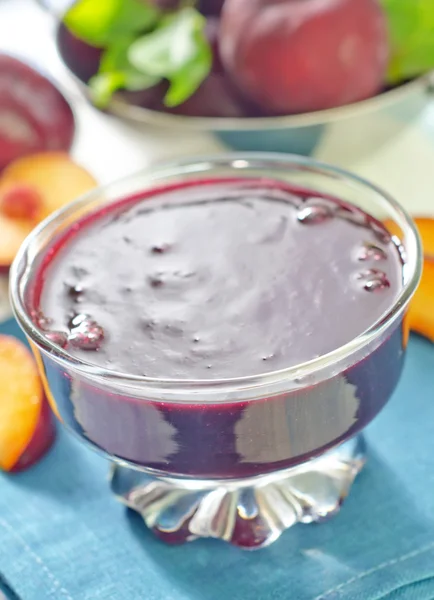 Plum jam — Stock Photo, Image