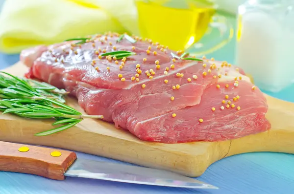 Rohes Fleisch — Stockfoto