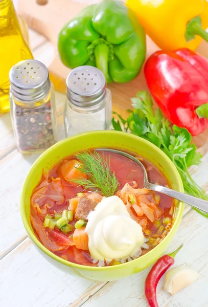 Frische Suppe — Stockfoto