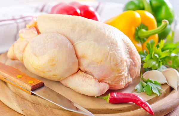Kurczaka i warzywa — Zdjęcie stockowe