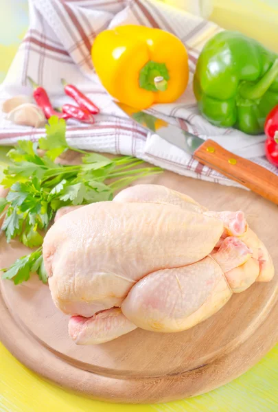 Chicken and vegetables — Stock Photo, Image