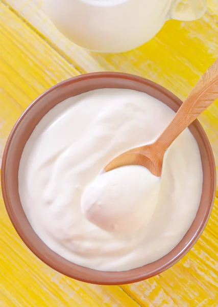 Sour cream — Stock Photo, Image