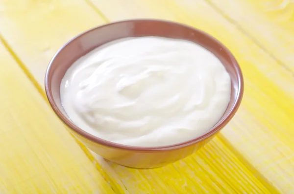 Sour cream — Stock Photo, Image