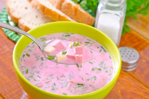 Cold soup — Stock Photo, Image