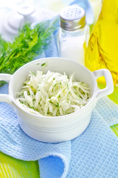 Salad from cabbage — Stock Photo, Image