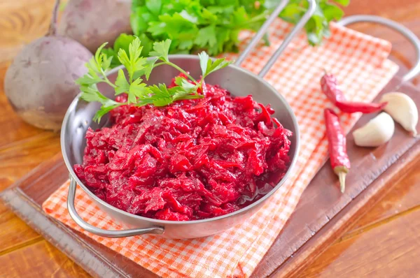 Fried beet — Stock Photo, Image