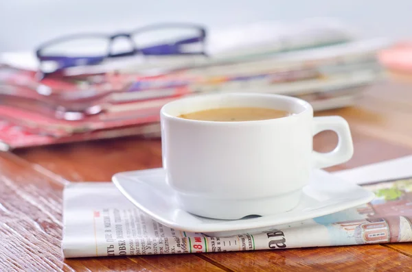 Frischer Kaffee — Stockfoto