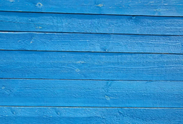 Parede de madeira azul — Fotografia de Stock