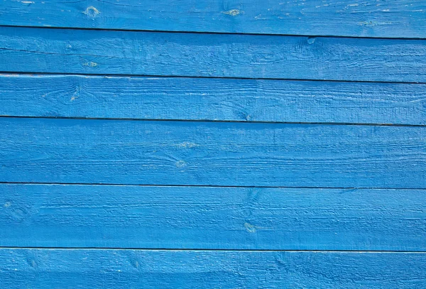 Blue wooden wall — Stock Photo, Image