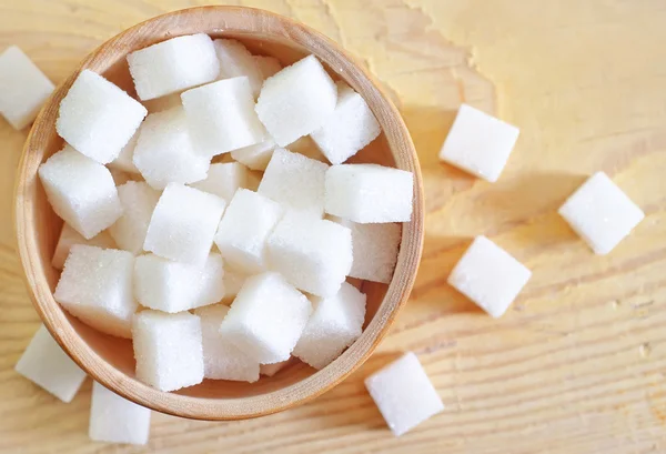 Bílý cukr — Stock fotografie
