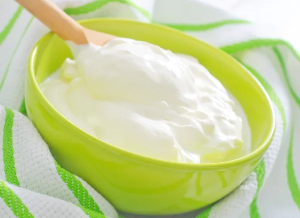 Sour cream — Stock Photo, Image