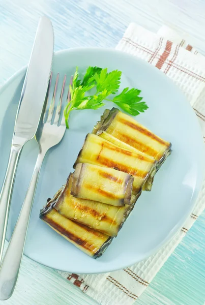 Eggplant rolls — Stock Photo, Image