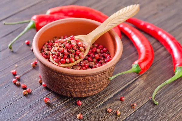 Chili in a bowl — Stock Photo, Image