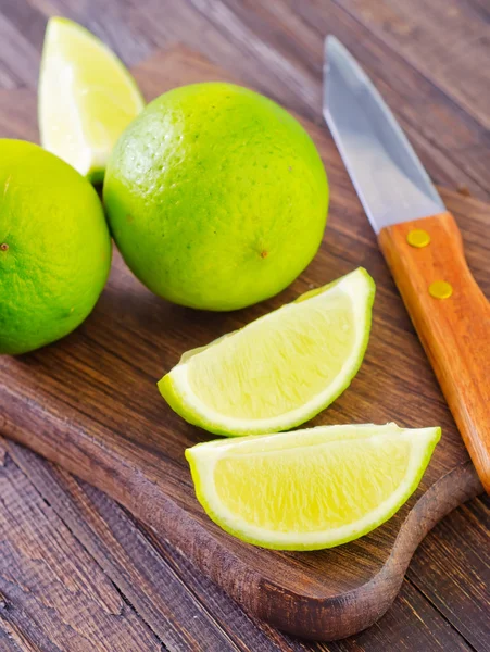 Skivad lime — Stockfoto