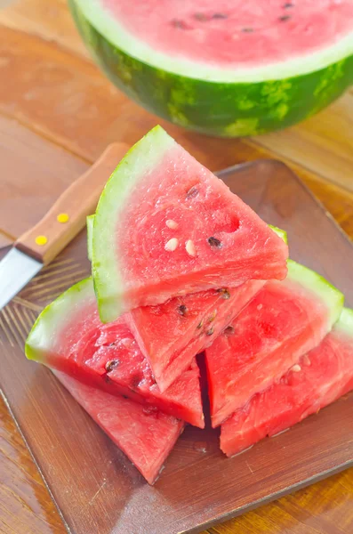 Sliced watermelon — Stock Photo, Image