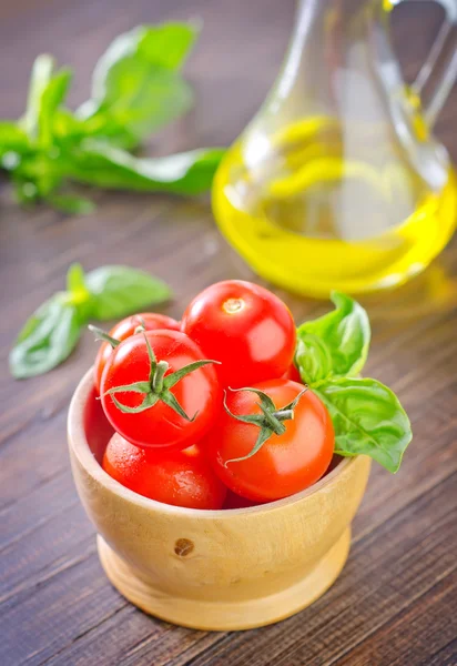 Tomato in a bowl — Stock Photo, Image