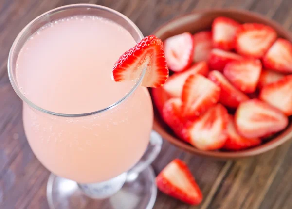 Strawberry coctail — Stock Photo, Image