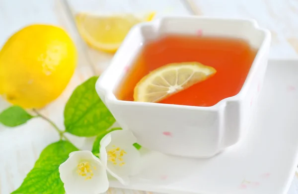Tea with jasmin — Stock Photo, Image