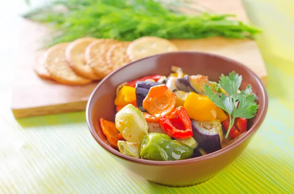 Baked vegetables — Stock Photo, Image