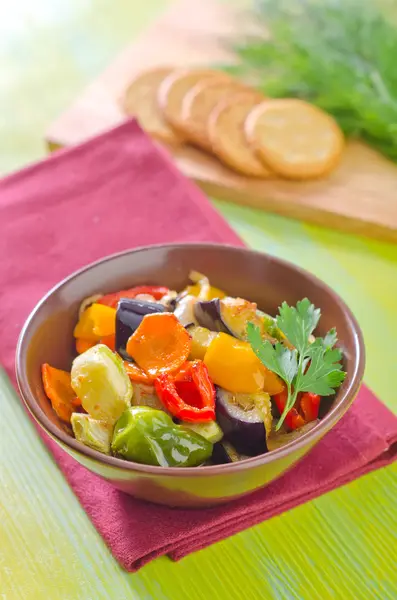 Baked vegetables — Stock Photo, Image