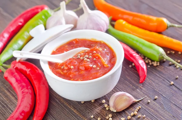 Chilli sauce — Stock Photo, Image