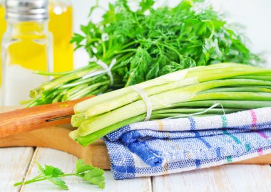 soğan ve diğer yeşillik