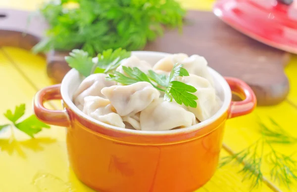 Pelmeni — Stock Photo, Image