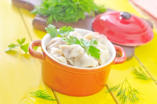 Pelmeni. — Foto de Stock