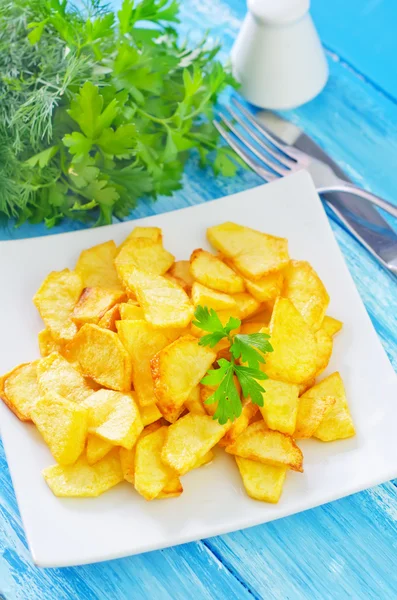 Stekt potatis — Stockfoto