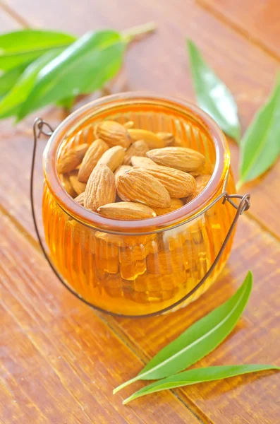 Almond in a bowl — Stock Photo, Image