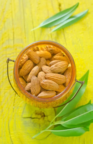 Almond in a bowl — Stock Photo, Image