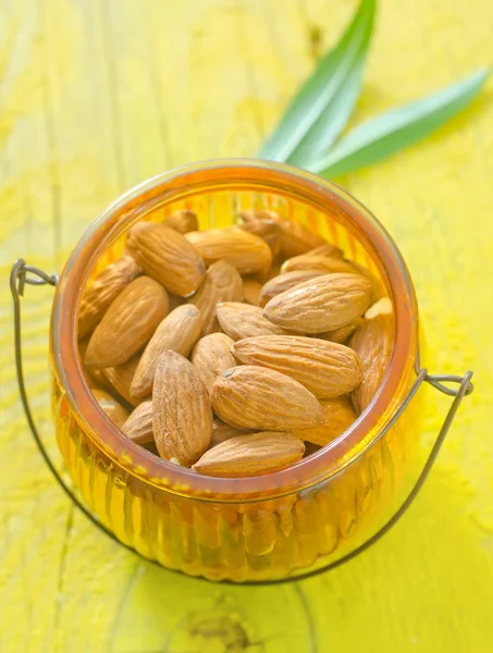 Almond in a bowl — Stock Photo, Image