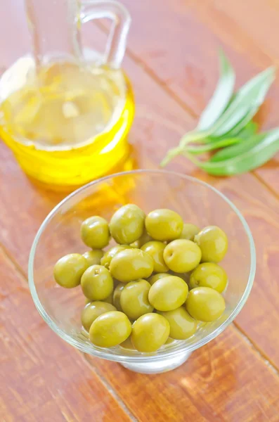 Green olives — Stock Photo, Image