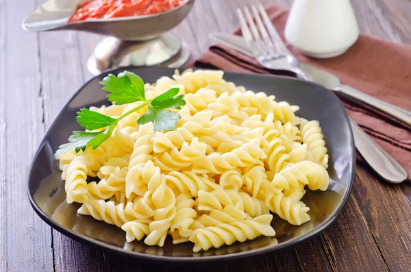 Pasta in a plate — Stock Photo, Image