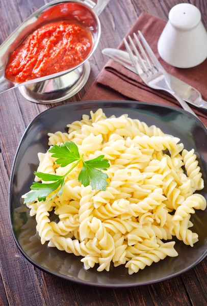 Pasta in a plate — Stock Photo, Image