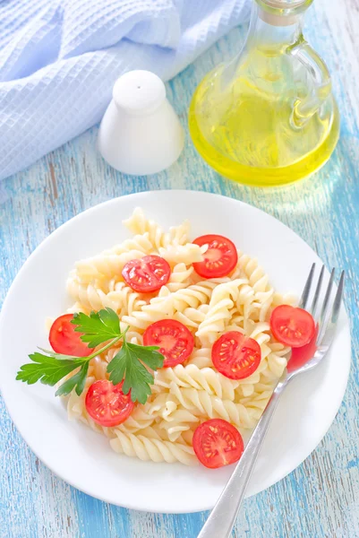 Pasta con tomate —  Fotos de Stock