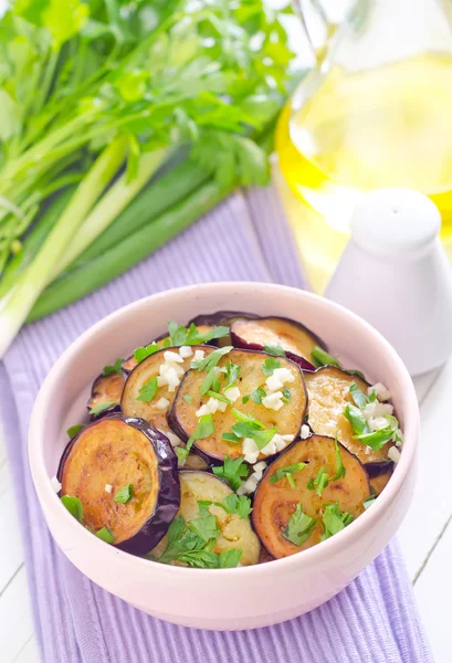 Gebakken aubergine — Stockfoto