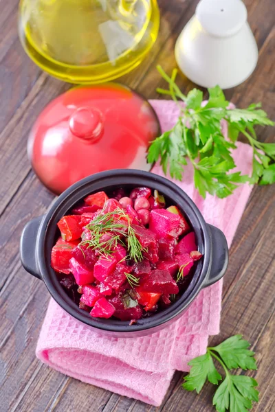 Insalata di barbabietole — Foto Stock