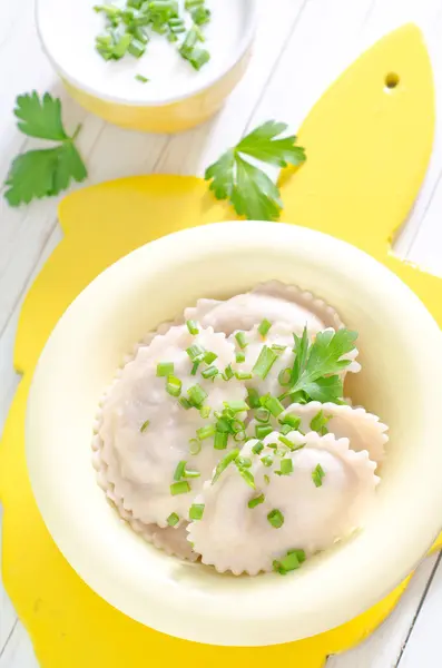 Dumplings i en skål — Stockfoto