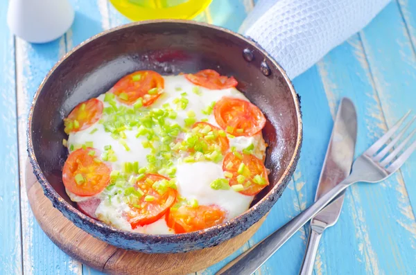 Fried eggs — Stock Photo, Image