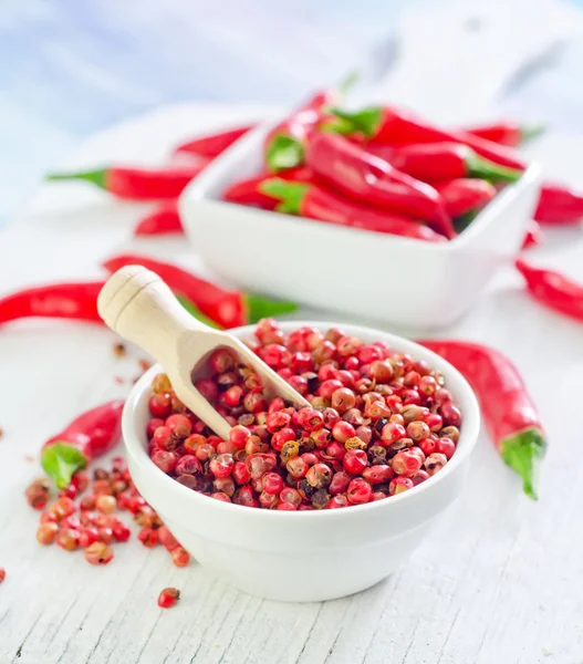 Chilli in a bowl — Stock Photo, Image