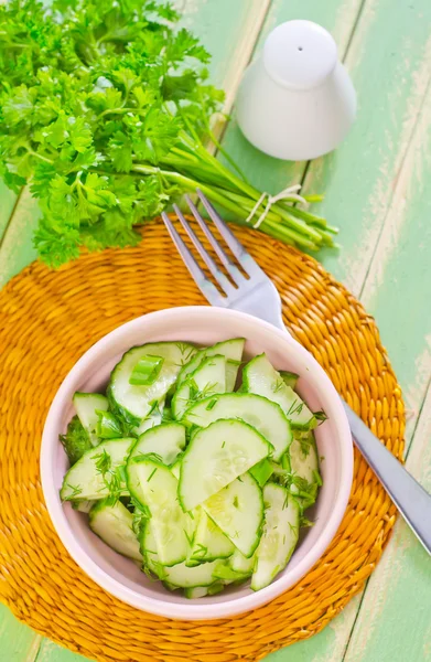 Ensalada con pepinos —  Fotos de Stock