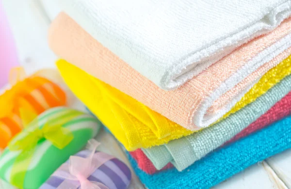 Color towels — Stock Photo, Image