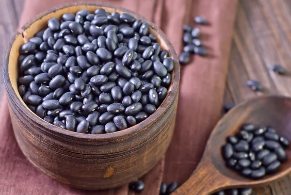 Schwarze Bohnen — Stockfoto