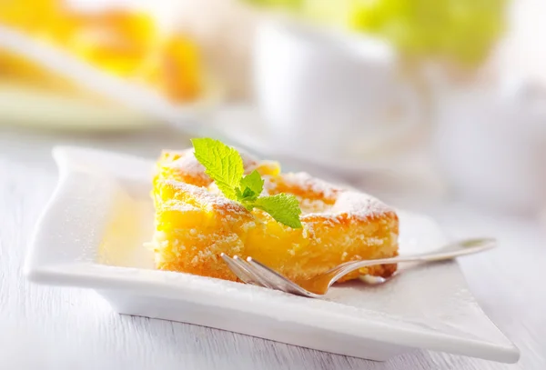 Torta com frutas — Fotografia de Stock